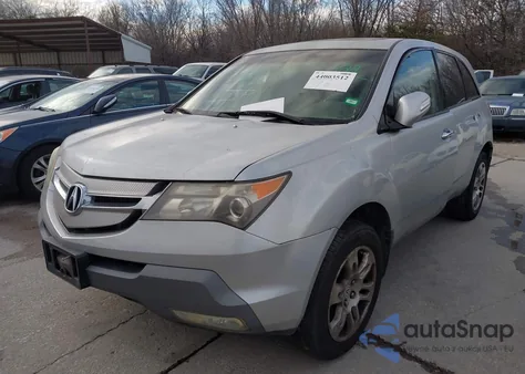 2008 Acura Mdx Technology Package from USA, damaged, VIN 2HNYD28388H512057